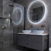 Espejo LED Redondo | Control por interruptor de pared | Luz blanca fría - Reyze Seria Simetria Model 4